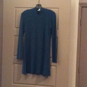 BCBG Mock Neck Tunic Dress